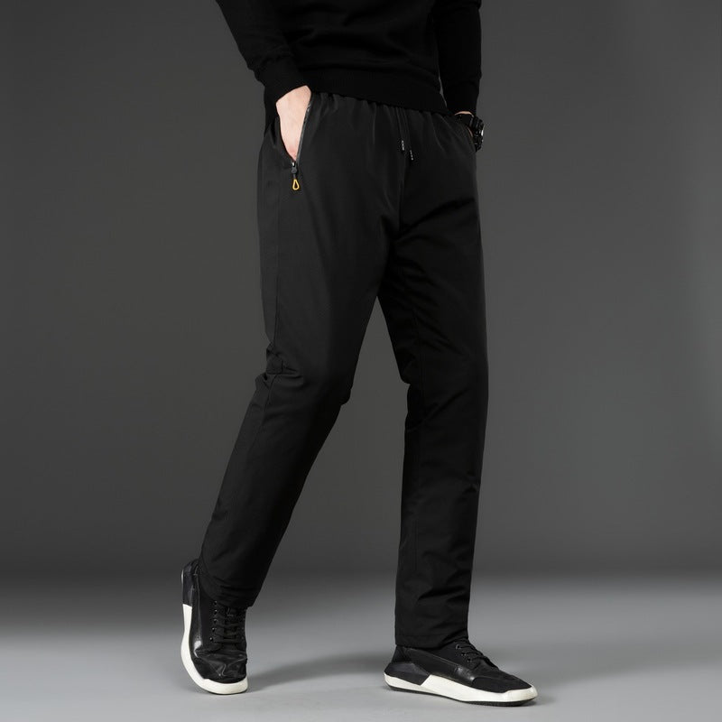 Men's Technical Jogging Pants with High Comfort Waistband, Tapered Cut and Stretch Fabric Fashion Glam