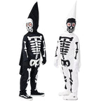 Women's skeleton costume with cloak and gloves Fashion Glam