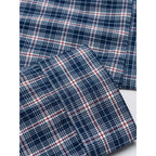 Men's Casual Check Shirt in Overshirt Style with Button-Down Collar and Rounded Hem Fashion Glam