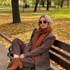 Women's Two-Piece Suit Set with Tailored Double-Breasted Blazer and High-Waisted Pleated Trousers Fashion Glam