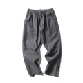 Men's Loose Baggy Cargo Pants with Elastic Waistband Drawstring and Knee Paneling Fashion Glam