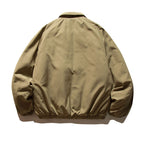 Unisex Boxy-Light Wind Jacket with Shirt Collar, Elastic Hem and Minimalist Shell Fashion Glam