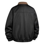 Men's Outdoor Bomber Jacket with Cord Collar and Multifunction Pockets Fashion Glam