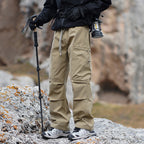 Men's outdoor cargo pants with reinforced knees, water-repellent and breathable Fashion Glam