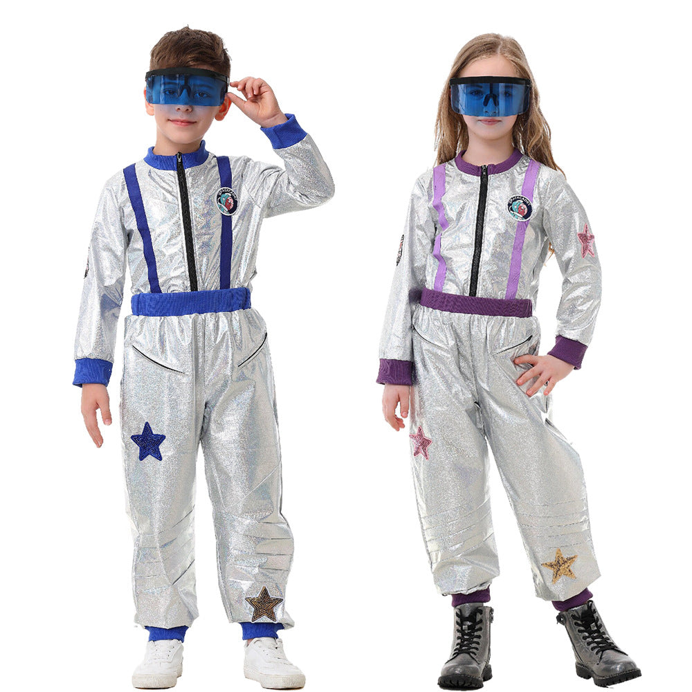 Boys' spacesuit with shimmering details Fashion Glam