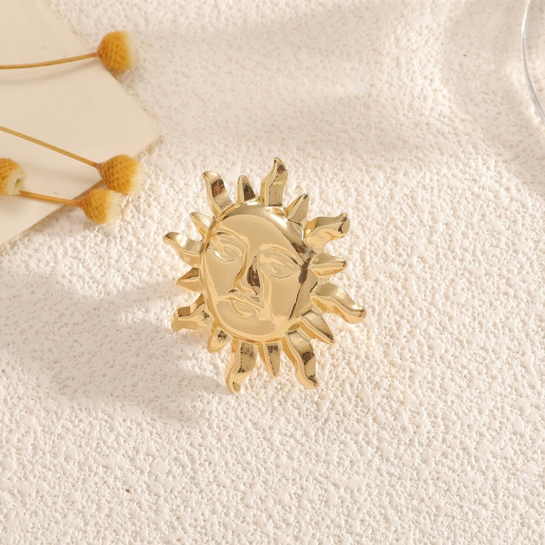 Women's bracelet with elaborate sun design Fashion Glam