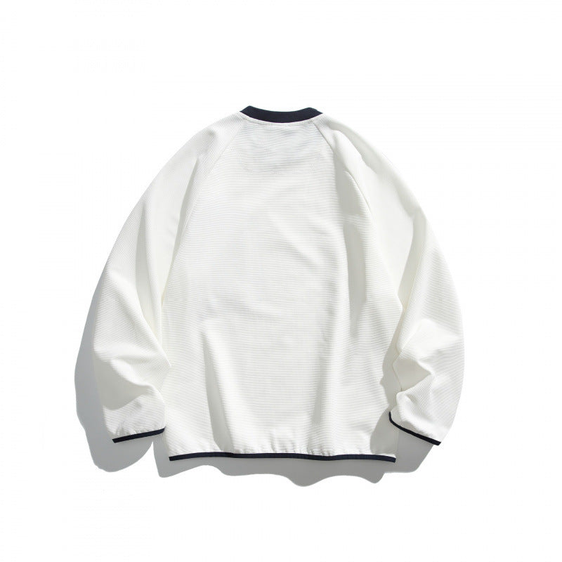 Unisex Oversize Sweatshirt with contrasted chest pocket and raglan sleeves Fashion Glam