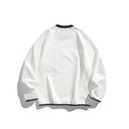 Unisex Oversize Sweatshirt with contrasted chest pocket and raglan sleeves Fashion Glam