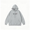 Unisex Oversize Hoodie with Kangaroo Pocket and Minimal Front Print Fashion Glam