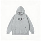 Unisex Oversize Hoodie with Kangaroo Pocket and Minimal Front Print Fashion Glam