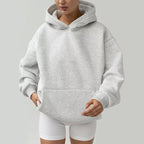 Women Oversize Hoodie made of high-quality cotton blend Fashion Glam