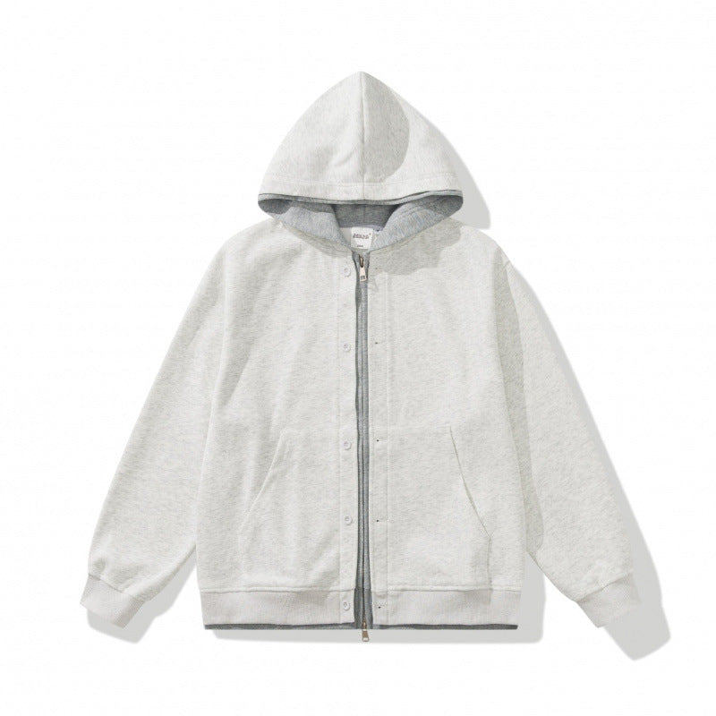 Unisex Oversize Hoodie with Double Closure, Fleece Lining and Kangaroo Pockets Fashion Glam