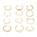 Ladies' bangle with elegant curved design Fashion Glam