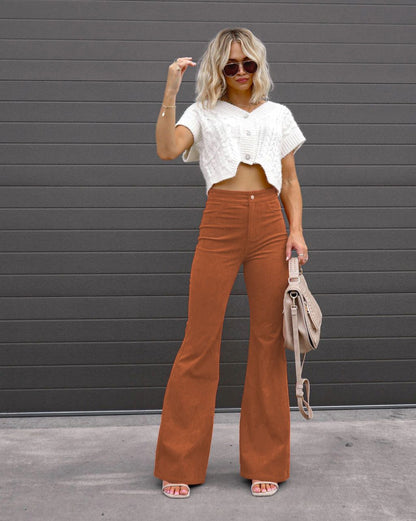 BELLA - TRENDY CORDUROY PANTS