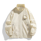 Men's lightweight technical utility transition jacket with stand-up collar and multifunction pockets Fashion Glam