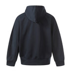 Men's Boxy Hoodie with Half Zipper, Reinforced Placket and Clean Minimal Design Fashion Glam