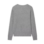 Women's two-layer fine knit cardigan with integrated under top and heart buttons Fashion Glam