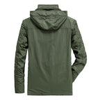 Men's field parka with detachable hood, breathable mesh lining, and versatile front pockets Fashion Glam