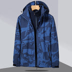Women's two-layer softshell jacket with removable fleece inner jacket and hood Fashion Glam