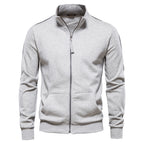 Men's sweatshirt jacket with high collar and full zip Fashion Glam