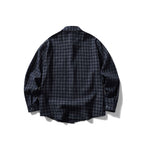 Unisex Oversize-Casual Check Shirt made of soft flannel with patch chest pocket Fashion Glam