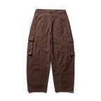 Men's Loose Cargo Pants made of Cotton Blend with Large Flap Pockets and Relaxed Fit Fashion Glam
