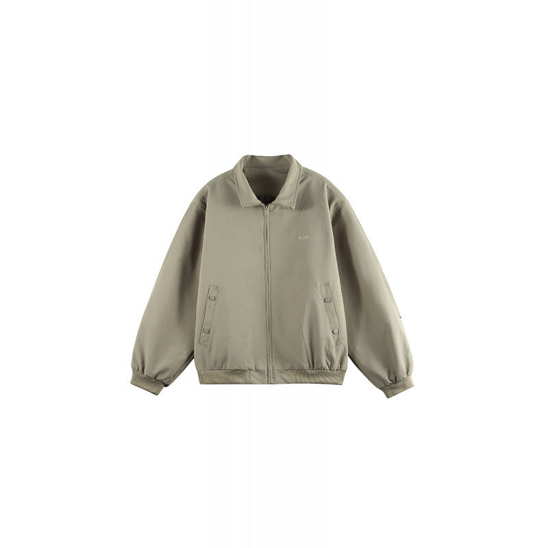 Unisex Oversize Utility Bomber Jacket with concealed zipper and elastic cuffs Fashion Glam