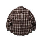 Men's Boxy Check Work Shirt made of soft flannel with double breast pockets Fashion Glam