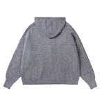 Unisex Knit Hooded Jacket with Textured Pattern and Full Zip Fashion Glam