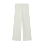 Women High-Waisted Palazzo Pants with Wide Leg and Smooth Waistband Fashion Glam
