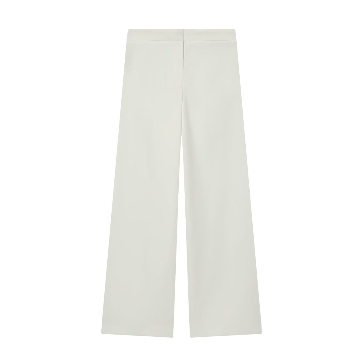 Women High-Waisted Palazzo Pants with Wide Leg and Smooth Waistband Fashion Glam