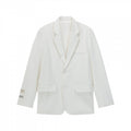 Unisex Boxy Oversized Blazer with Notch Lapel and Flap Pockets Fashion Glam