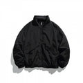 Unisex Lightweight Nylon Bomber Jacket with Stand-Up Collar, Full Zip and Elastic Hem Fashion Glam