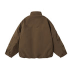 Unisex Lightweight technical blouson with stand-up collar, full-length zipper and drawstring hem Fashion Glam
