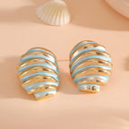 Women's ear clips in maritime shell design Fashion Glam