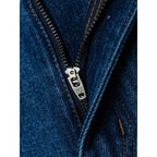 Women's Wide Denim Jeans with High Waist, Straight Leg and Five Pocket Design Fashion Glam