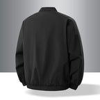Men's lightweight urban military bomber jacket with elastic waistband, zipper, and side pockets Fashion Glam