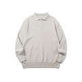 Unisex Boxy Fine Knit Polo Shirt with Henley Placket, Ribbed Cuffs and Raglan Sleeves Fashion Glam