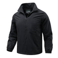 Men's lightweight windproof transitional jacket with high collar and zipper Fashion Glam