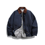 Men's Boxy Field Jacket with detachable padded inner vest and cord collar Fashion Glam