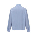 Unisex Boxy Cut Overshirt in fine Vichy check with shirt collar Fashion Glam