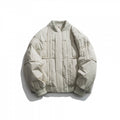 Unisex Boxy padded bomber jacket with ribbed cuffs and boxy silhouette Fashion Glam