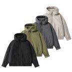 Unisex Boxy padded transition jacket with high stand-up collar, quilted lining, and elastic hem Fashion Glam