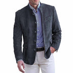 Men's elegant and fashionable suit jacket made of high-quality leather Fashion Glam
