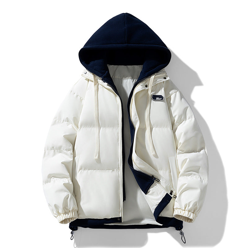 Women's quilted hooded jacket with soft teddy fleece lining, adjustable hem, and elastic cuffs Fashion Glam