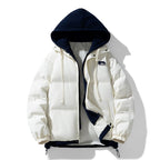 Women's quilted hooded jacket with soft teddy fleece lining, adjustable hem, and elastic cuffs Fashion Glam