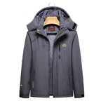 Women's Quilted Winter Jacket with Fleece Lining, Removable Hood, and Waterproof Softshell Outer Layer Fashion Glam