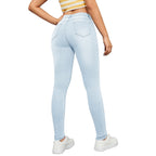 Women's High-Waist Skinny Jeans with shaping stretch and push-up effect Fashion Glam