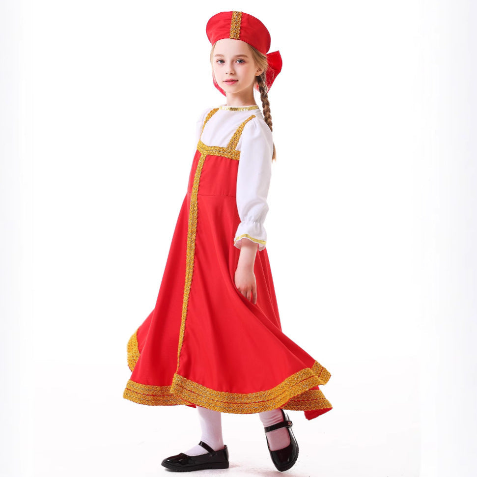 Girl Traditional Party Dress Fashion Glam