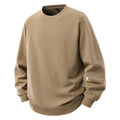 Men's Oversize Sweatshirt with Round Neck and Ribbed Cuffs Fashion Glam